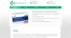 Desktop Screenshot of medigroup.sk